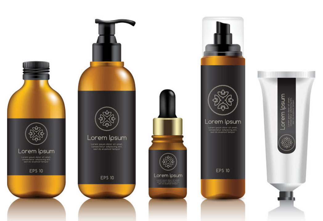 realizzare etichette adesive per flaconi e bottiglie creme e shampoo